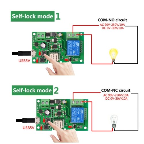 eWeLink DC5V 12V 24V 32V Wifi Switch Wireless Relay Module