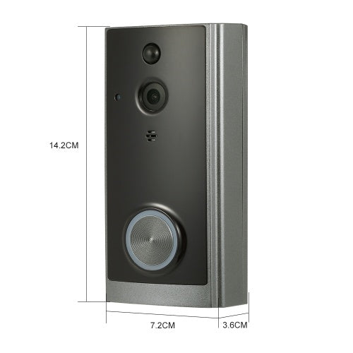 720P WiFi Visual Intercom Door Phone 2-way Audio Video Doorbell