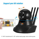 HD 1080P 2.0 Megapixels IP Cloud Camera CCTV Surveillance Security Without Power Adapter Black