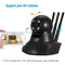 HD 1080P 2.0 Megapixels IP Cloud Camera CCTV Surveillance Security Without Power Adapter Black