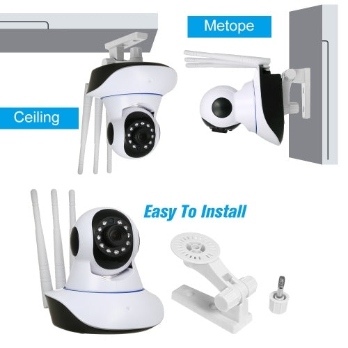 HD 1080P 2.0 Megapixels IP Cloud Camera 11pcs IR Lamps CCTV Surveillance Security Network PTZ Camera