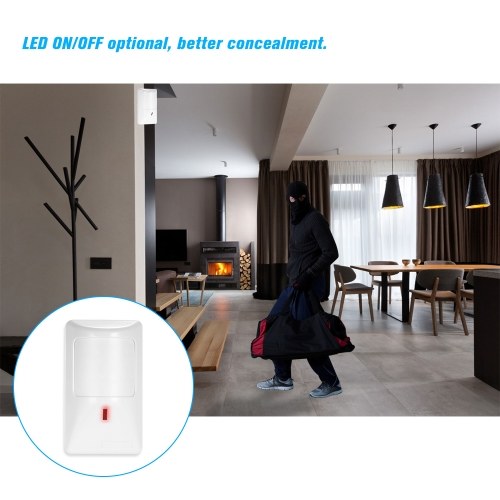 Anti-Pet PIR Motion Sensor Wired Alarm Dual Infrared Detector