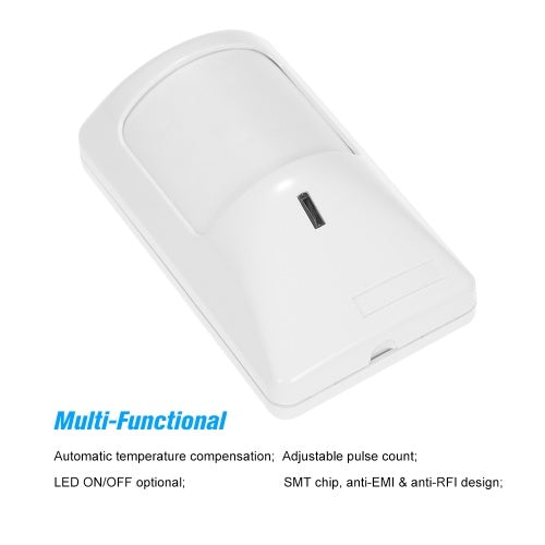 Anti-Pet PIR Motion Sensor Wired Alarm Dual Infrared Detector