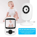 2.4GHz Wireless Digital Baby Monitor Two Way Talk Temperature Monitoring