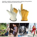 2pcs/Pack Cowhide Leather Men Working Welding Gloves