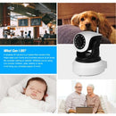 HD 1080P 2.0 Megapixels Wireless Pan Tilt Network IP Cloud  Camera Without Power Plug