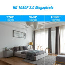 HD 1080P 2.0 Megapixels Wireless Pan Tilt Network IP Cloud  Camera Without Power Plug