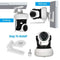 HD 1080P 2.0 Megapixels Wireless Pan Tilt Network IP Cloud  Camera Without Power Plug