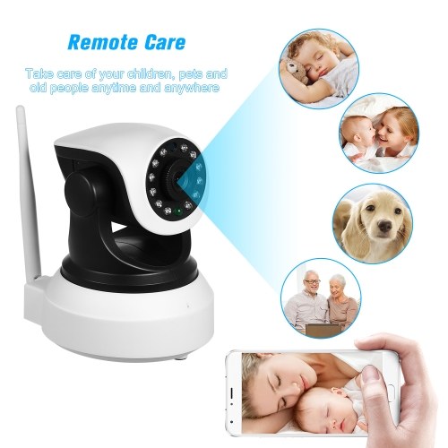 HD 1080P 2.0 Megapixels Wireless Pan Tilt Network IP Cloud  Camera Without Power Plug