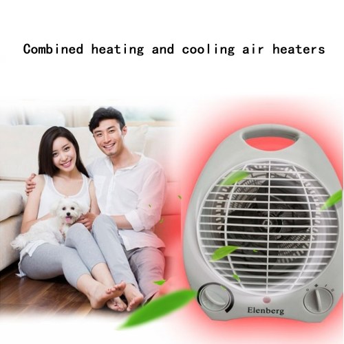 Creative Practical Dual Smart Mini Office Home Room Table Warm Air Blower Heater PTC Portable Heating And Cooling Machine 220V