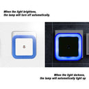 Mini Novelty Square Bedroom Lamp Light Control Nightlight