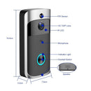 HD 720P WiFi Smart Wireless Security DoorBell Built-in 16G TF Card