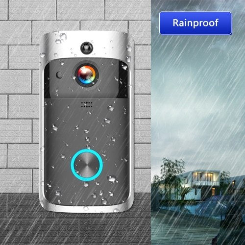 HD 720P WiFi Smart Wireless Security DoorBell Built-in 16G TF Card