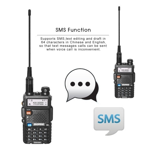 BAOFENG DM-5R Radio Walkie-talkie Dual Band Transceiver