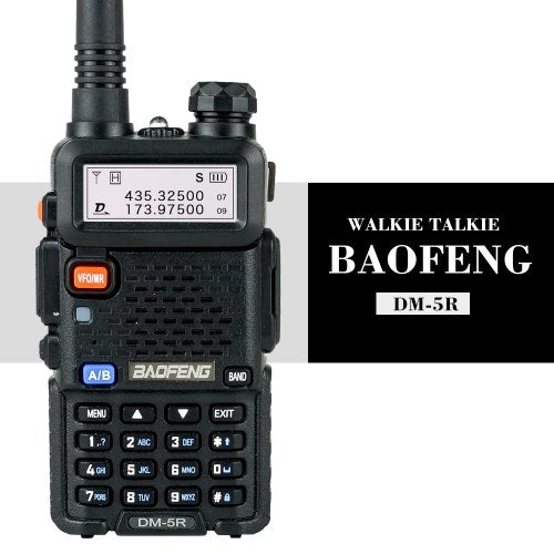 BAOFENG DM-5R Radio Walkie-talkie Dual Band Transceiver