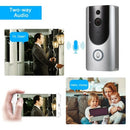 HD 720P WiFi Smart Wireless Security Doorbell with 2PCS 18650 Batteries