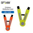 SFVest Children Reflective Vest Kindergarten Reflecting Tape Safety Clothing Reflective Strap Vests Sport Reflective Fabric Outdoor Safety Road Traffic Warning for Child Boy Girl