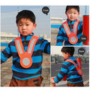 SFVest Children Reflective Vest Kindergarten Reflecting Tape Safety Clothing Reflective Strap Vests Sport Reflective Fabric Outdoor Safety Road Traffic Warning for Child Boy Girl