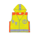 SFVest High Visibility Children Safety Reflective Vest Kindergarten Reflecting Coat Safety Clothing Reflective Clothes Vests Sport Reflective Fabric Outdoor Safety Road Traffic Warning for Kids Boy Girl