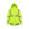 SFVest High Visibility Reflective Rainwear Coat Luminous Safety Raincoat Outdoor Hiking Riding Men and Women Waterproof 300D Oxford Cloth Coating