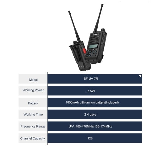 جهاز راديو لاسلكي ثنائي الاتجاه من BAOFENG UV-7R