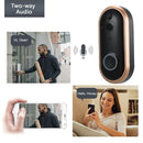 Smart WIFI 720P Security Doorbell with Visual Recording Night Vision PIR Motion Detection