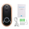 Smart WIFI 720P Security Doorbell with Visual Recording Night Vision PIR Motion Detection