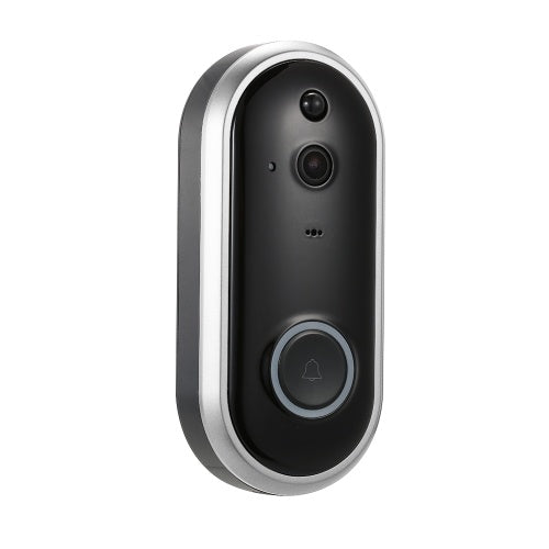 Smart WIFI 720P Security Doorbell with Visual Recording Night Vision PIR Motion Detection