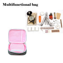 Portable Mini First Aid Kit Multifunctional Medicine Bag Storage Bag Empty Medicine Pouch for Outdoor Home Travel Camping Hiking Cycling,Pink