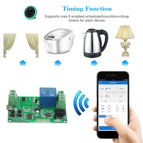 eWeLink 5V / 12V / 220V Wifi Switch Wireless Relay Module