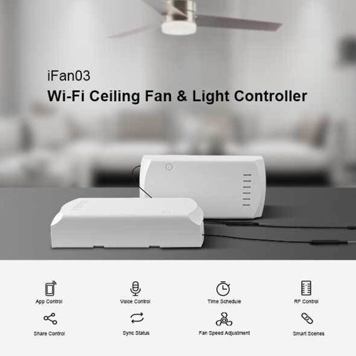 Sonoff IFan03 Convert LED To WiFi SmartAPP Remote Control