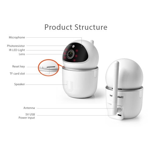 Auto-tracking WiFi IP Camera