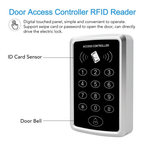 Door Access Controller RFID Reader 125KHz Access Control