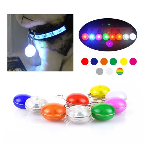 Colorful Clip-on Safety Night Light/ Pet Collar Keychain Light