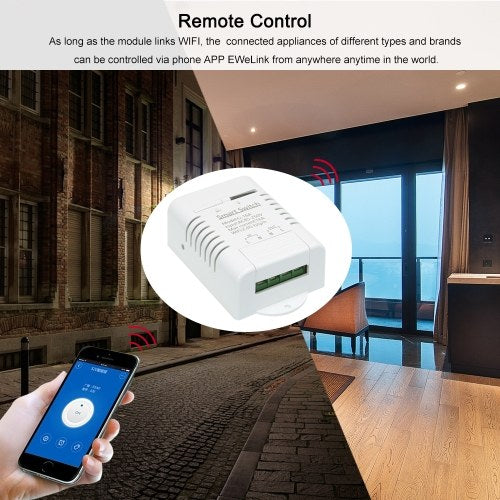 Smart Wifi Switch Compatible with Sonoff & EWeLink 16A/3500W Wireless Remote Switch Timer