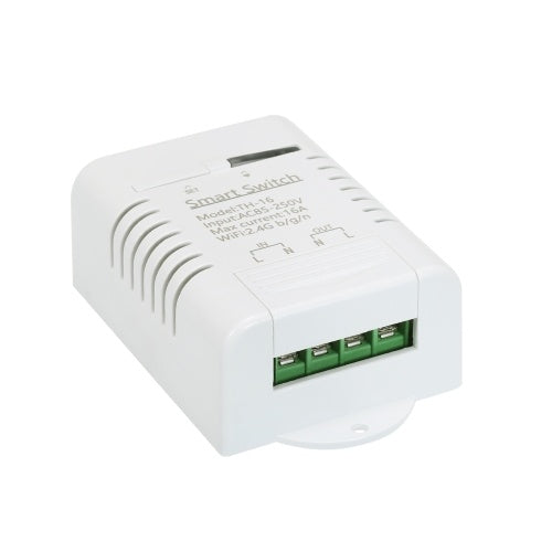 TH-16 Smart Wifi Switch Compatible with Sonoff & EWeLink 16A/3500W Monitoring Temperature Wireless Home Automation Kit