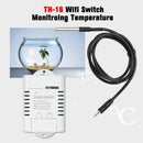 TH-16 Smart Wifi Switch Compatible with Sonoff & EWeLink 16A/3500W Monitoring Temperature Wireless Home Automation Kit