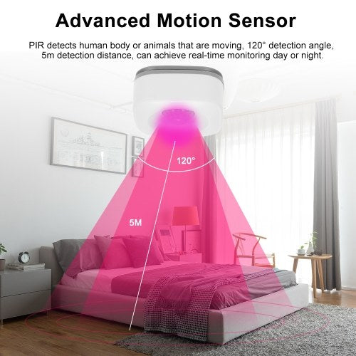 WIFI PIR Motion Sensor Wireless Passive Infrared Detector