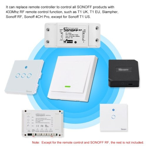 1PCS SONOFF RF Wifi Switch RF 433MHz Compatible with Alexa