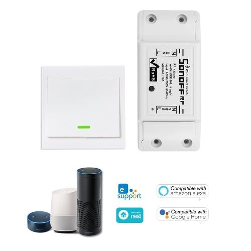 1 قطعة SONOFF RF Wifi Switch RF 433MHz متوافق مع Alexa