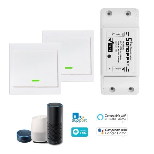 1PCS SONOFF RF Wifi Switch RF 433MHz Compatible with Alexa