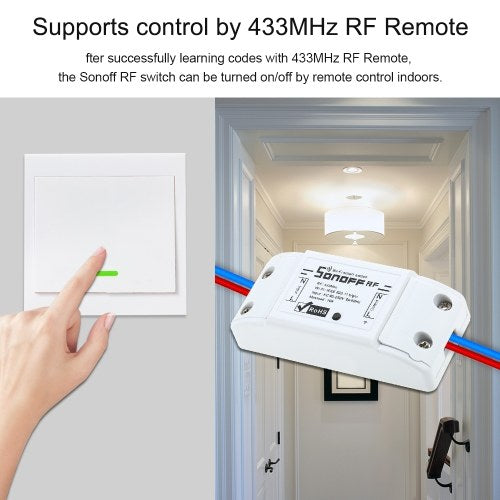 1 قطعة SONOFF RF Wifi Switch RF 433MHz متوافق مع Alexa