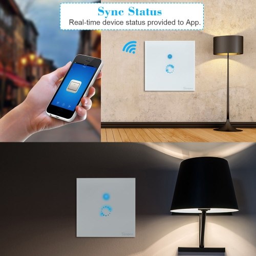 1PCS SONOFF T1 1 Gang Smart WiFi Wall Light Switch