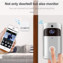 Smart Home WiFi Doorbell 1080P HD Security Camera with Two-Way Audio