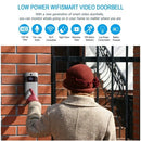 Smart Home WiFi Doorbell 1080P HD Security Camera with Two-Way Audio