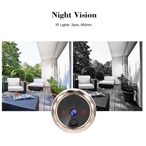 Digital Door Viewer Peephole Door Camera Doorbell