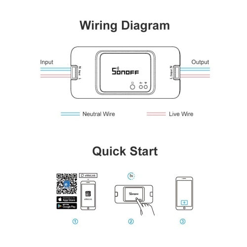 SONOFF RFR3 WIFI DIY Smart RF Control Switch