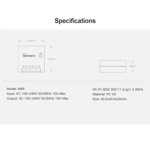 SONOFF MINI DIY Two Way Smart Switch