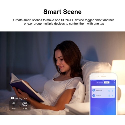 SONOFF T0EU1C-TX 1 Gang Smart WiFi Wall Light Switch