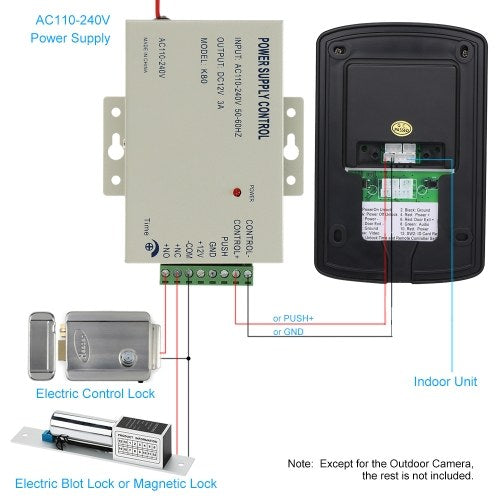 7 inch Monitor HD Camera Video Door Phone Doorbell